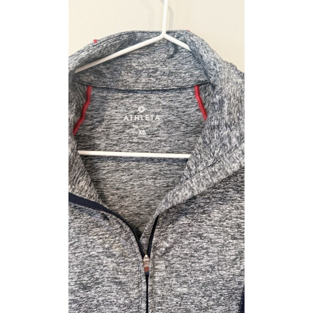 Athleta Women's Colorblock Running Wild Half Zip Pullover Jacket Size Small 2698 - Picture 5 of 11